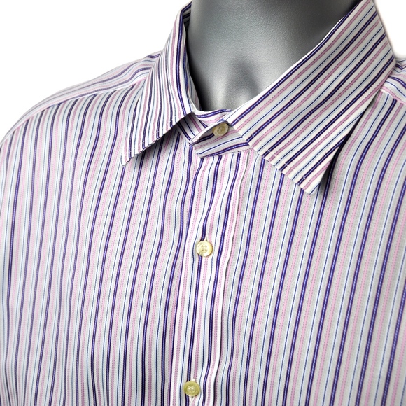 ETRO Men's Pinstripe Sport Shirt 42 EU / 16.5 US - Picture 1 of 7